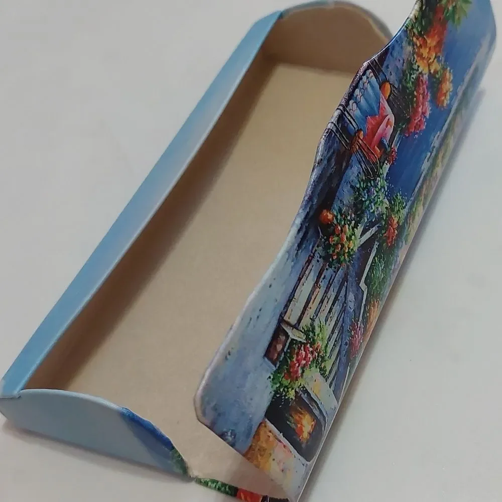 Summer Vibes Bright Print Cottage Core Eyeglasses Case - Picture 8 of 11